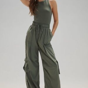 Women's Olive Green Cargo Pants